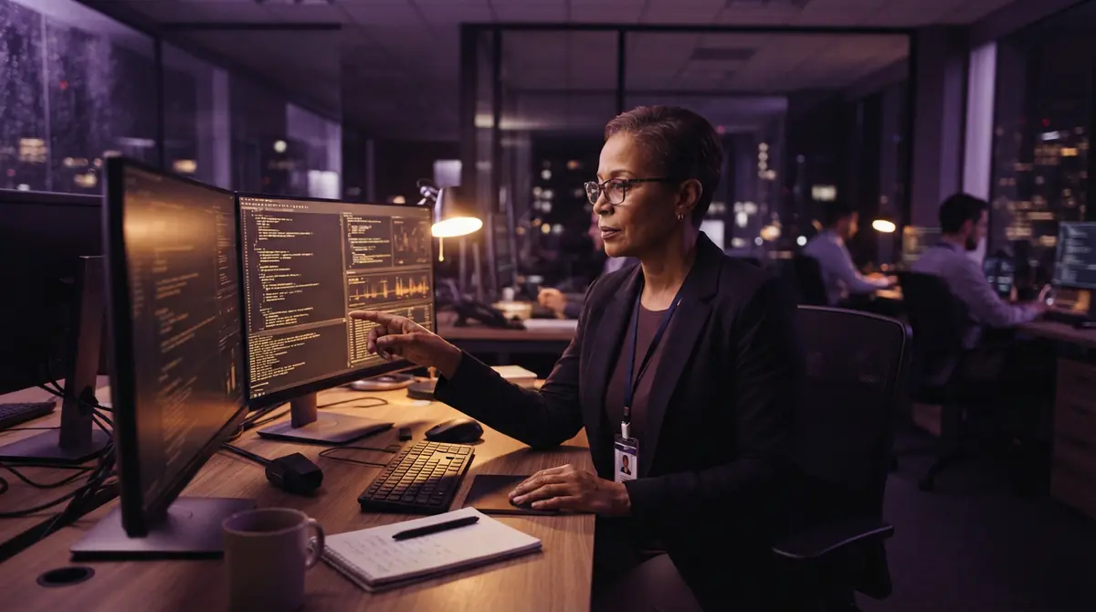 An embedded independent evaluator working inside a technology laboratory