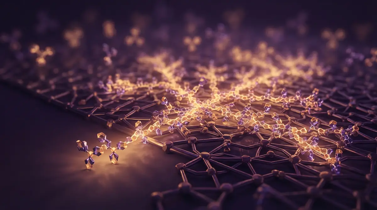 Visualization of an autocatalytic chemical reaction amplifying a single molecular handedness.