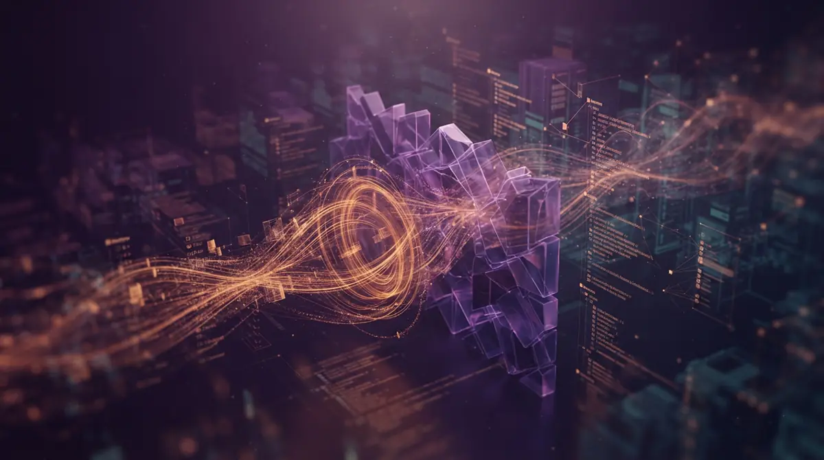 Abstract digital depiction of automated software inspecting network boundaries
